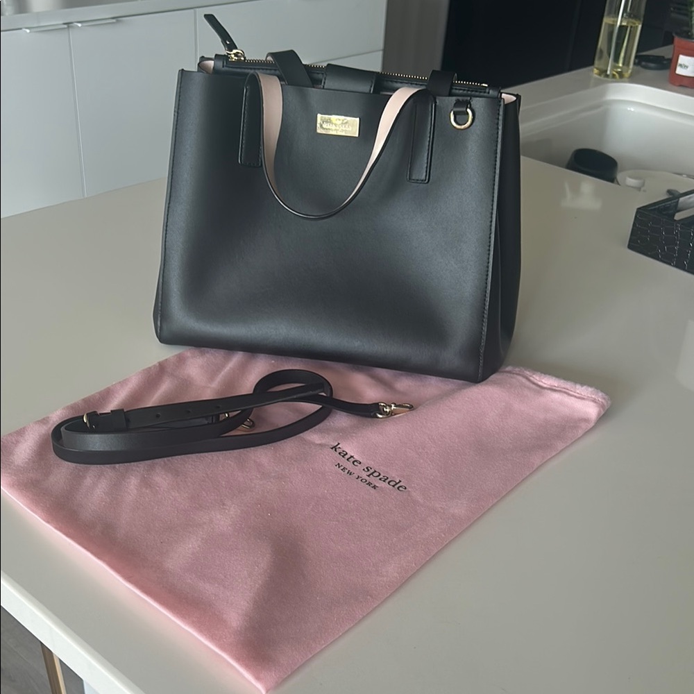 Kate Spade Black and Pink Leather bag